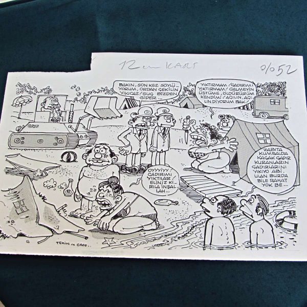 İMAR KONULU ORİJİNAL KARİKATÜR 53 İMAR KONULU ORİJİNAL KARİKATÜR