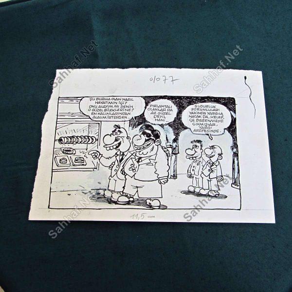 ORİJİNAL KARİKATÜR Sahhaf.Net Kitap Dergi Efemera 2