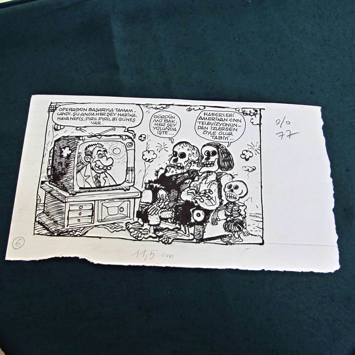 TELEVİZYON KONULU ORİJİNAL KARİKATÜR 1 TELEVİZYON KONULU ORİJİNAL KARİKATÜR