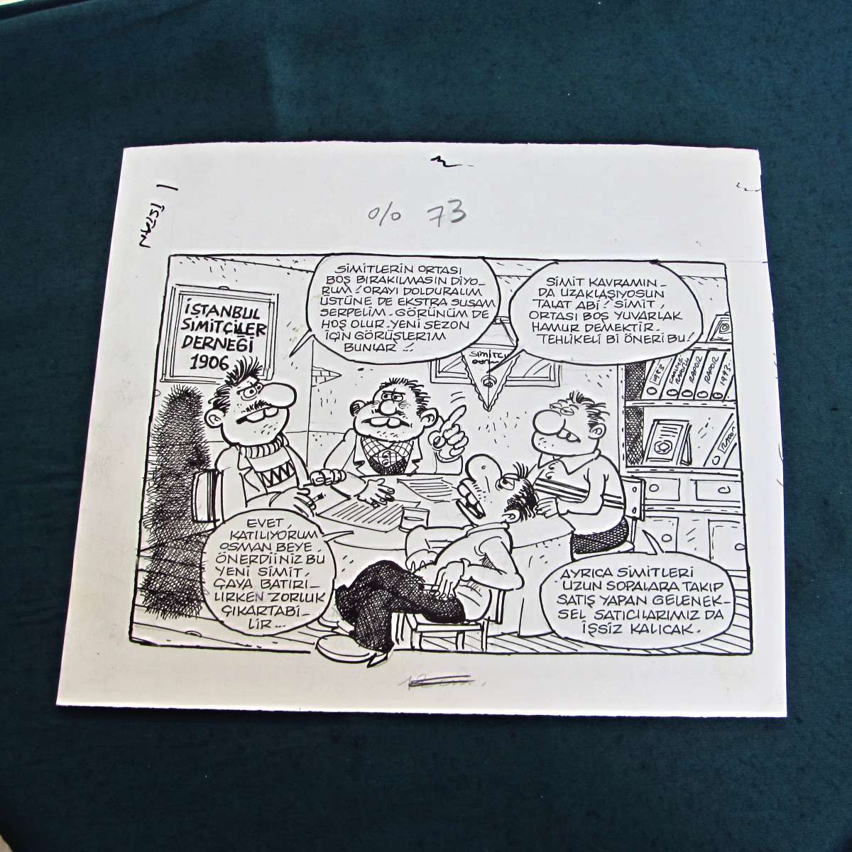 DERNEK KONULU ORİJİNAL KARİKATÜR 1 DERNEK KONULU ORİJİNAL KARİKATÜR