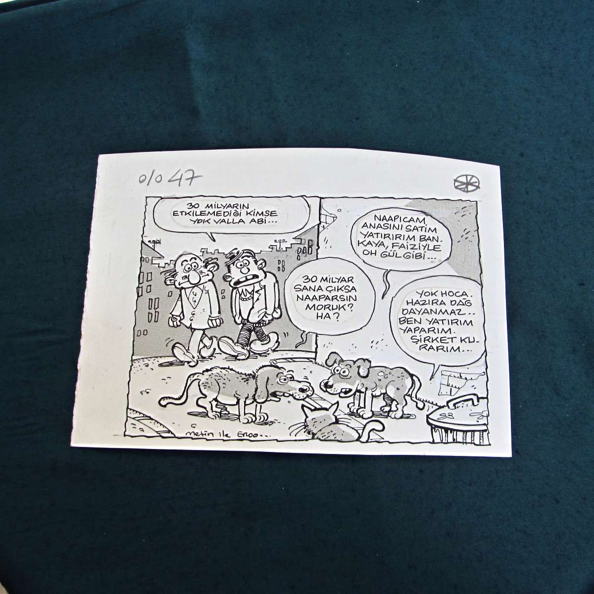 PİYANGO KONULU ORİJİNAL KARİKATÜR 1 PİYANGO KONULU ORİJİNAL KARİKATÜR