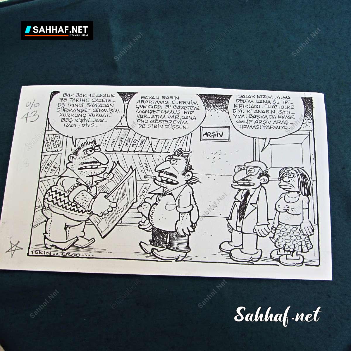 Kitap Dergi Efemera ORİJİNAL KARİKATÜR Sahhaf.Net 2 ORİJİNAL KARİKATÜR Sahhaf.Net Kitap Dergi Efemera 2