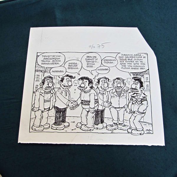 ABAZALIK KONULU ORİJİNAL KARİKATÜR 50 ABAZALIK KONULU ORİJİNAL KARİKATÜR