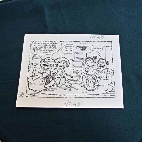 EV KADINI KONULU ORİJİNAL KARİKATÜR 52 EV KADINI KONULU ORİJİNAL KARİKATÜR