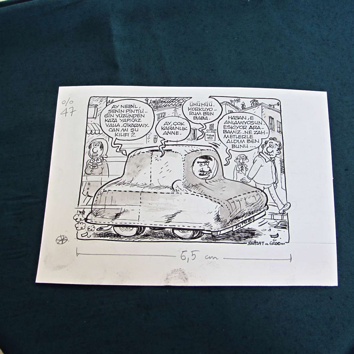 PİNTİLİK KONULU ORİJİNAL KARİKATÜR 1 PİNTİLİK KONULU ORİJİNAL KARİKATÜR