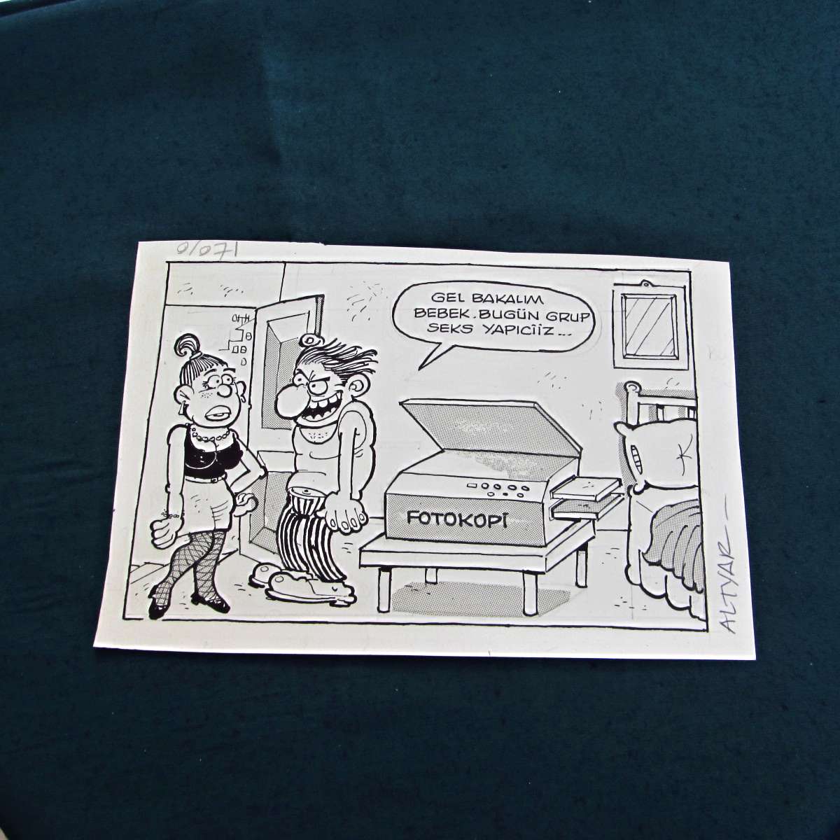 GRUP SEKS KONULU ORİJİNAL KARİKATÜR 1 GRUP SEKS KONULU ORİJİNAL KARİKATÜR