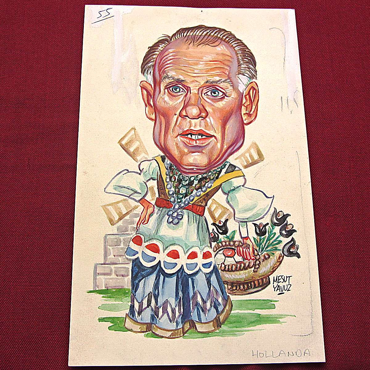 MESUT YAVUZ İMZALI ORİJİNAL KARİKATÜR 13x20 1 MESUT YAVUZ İMZALI ORİJİNAL KARİKATÜR 13x20