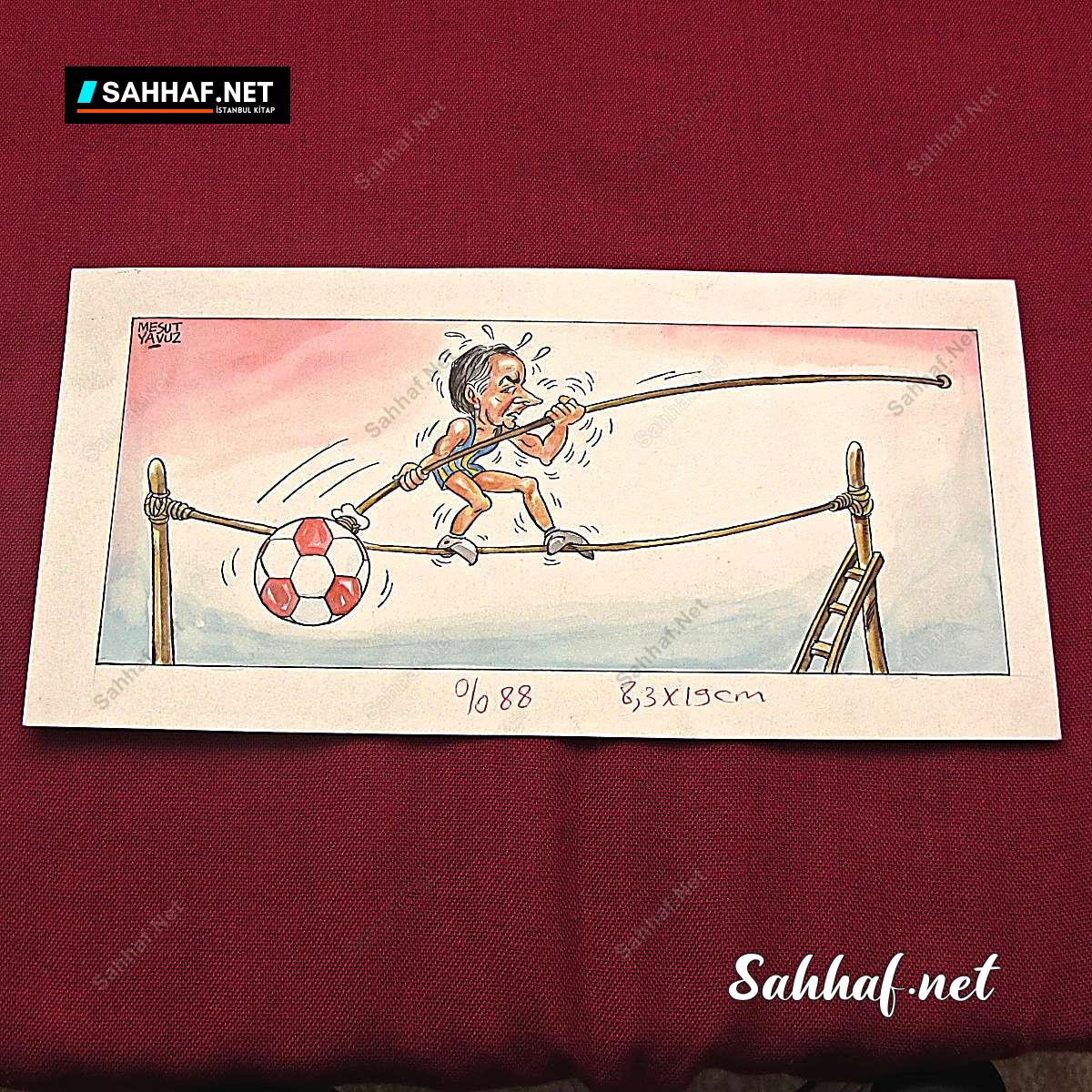 S2136 MESUT YAVUZ ORIJINAL KARIKATUR S2136 Efemera