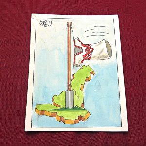 MESUT YAVUZ İMZALI ORİJİNAL KARİKATÜR 13x17 6 MESUT YAVUZ İMZALI ORİJİNAL KARİKATÜR 13×17