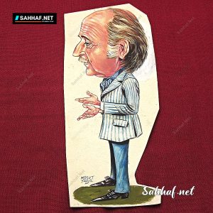 MESUT YAVUZ İMZALI ORİJİNAL KARİKATÜR 9x24 7 MESUT YAVUZ İMZALI ORİJİNAL KARİKATÜR 9×24