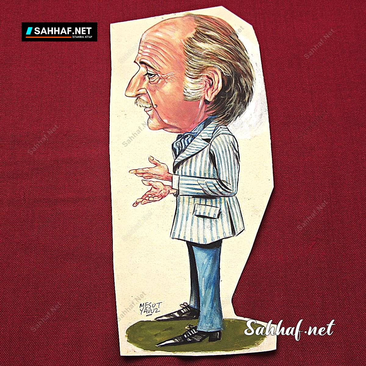 S2143 MESUT YAVUZ IMZALI ORIJINAL KARIKATUR S2143 Efemera