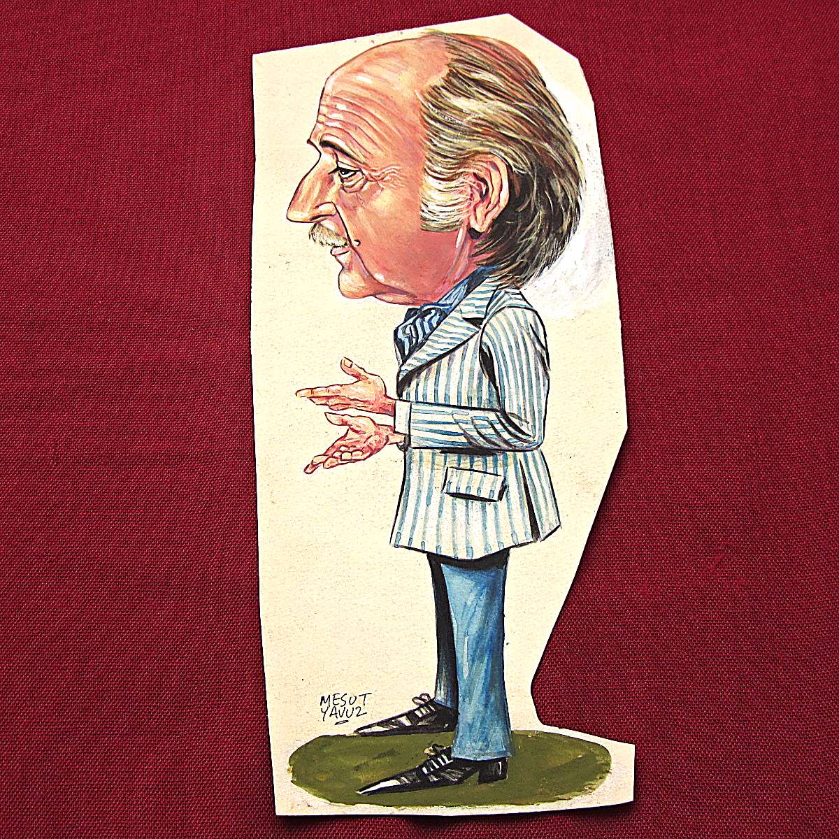 MESUT YAVUZ İMZALI ORİJİNAL KARİKATÜR 9x24 1 MESUT YAVUZ İMZALI ORİJİNAL KARİKATÜR 9x24