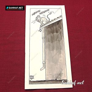 MESUT YAVUZ İMZALI ORİJİNAL KARİKATÜR 9x21 3 MESUT YAVUZ İMZALI ORİJİNAL KARİKATÜR 9×21