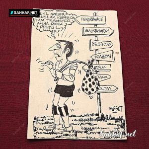 MESUT YAVUZ İMZALI ORİJİNAL KARİKATÜR 11x18 4 MESUT YAVUZ İMZALI ORİJİNAL KARİKATÜR 11×18