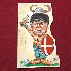 MESUT YAVUZ İMZALI ORİJİNAL KARİKATÜR 11x21 9 MESUT YAVUZ İMZALI ORİJİNAL KARİKATÜR 11×21