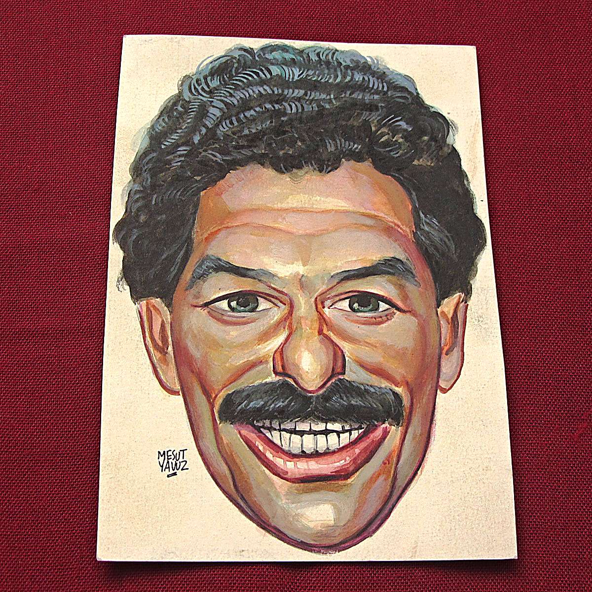 MESUT YAVUZ İMZALI ORİJİNAL KARİKATÜR 11x17 1 MESUT YAVUZ İMZALI ORİJİNAL KARİKATÜR 11x17