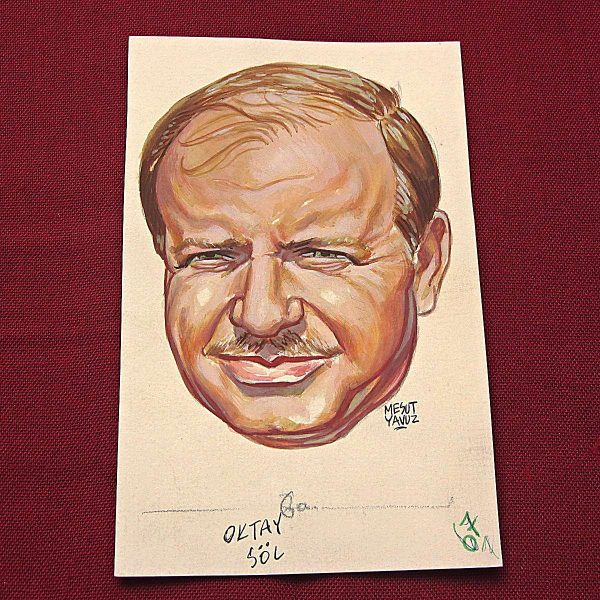 MESUT YAVUZ İMZALI ORİJİNAL KARİKATÜR 9x12 42 MESUT YAVUZ İMZALI ORİJİNAL KARİKATÜR 9×12