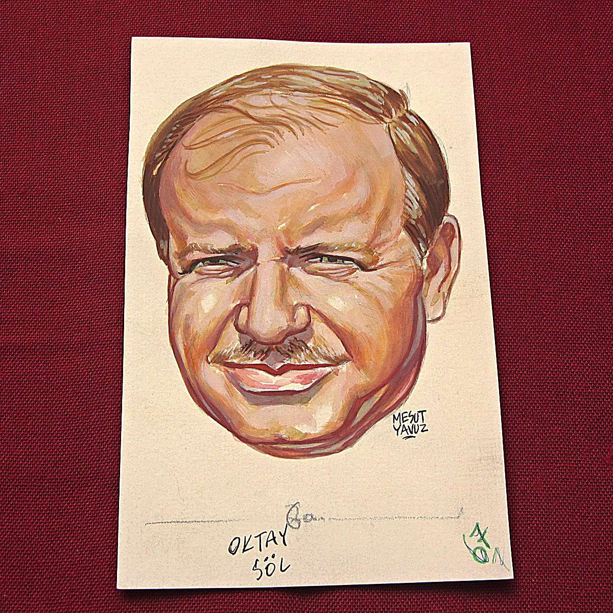 MESUT YAVUZ İMZALI ORİJİNAL KARİKATÜR 9x12 1 MESUT YAVUZ İMZALI ORİJİNAL KARİKATÜR 9x12
