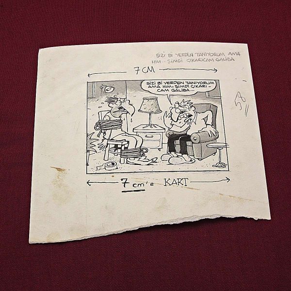 SORGU KONULU ORİJİNAL KARİKATÜR 44 SORGU KONULU ORİJİNAL KARİKATÜR