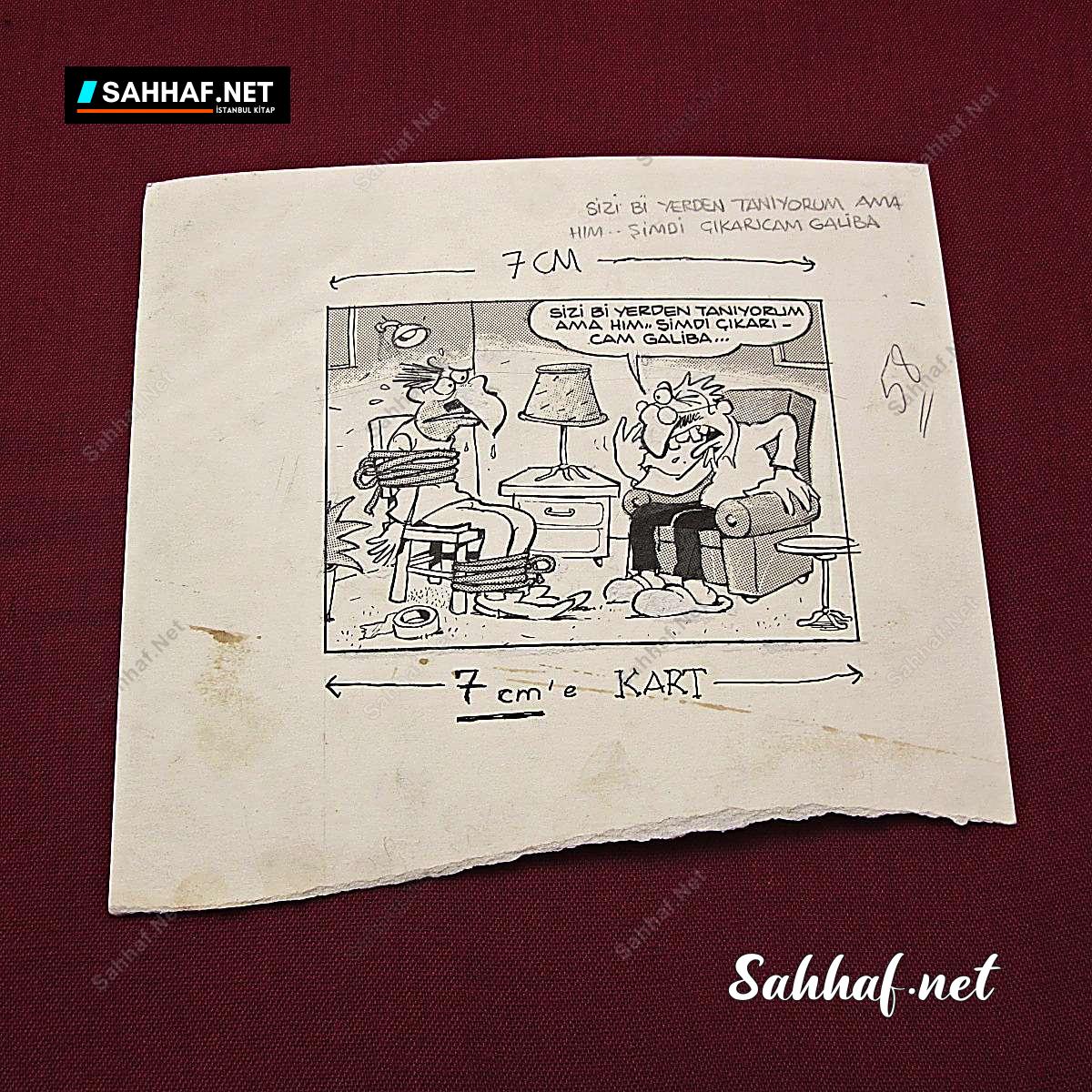 Kitap Dergi Efemera ORİJİNAL KARİKATÜR Sahhaf.Net 2 ORİJİNAL KARİKATÜR Sahhaf.Net Kitap Dergi Efemera 2