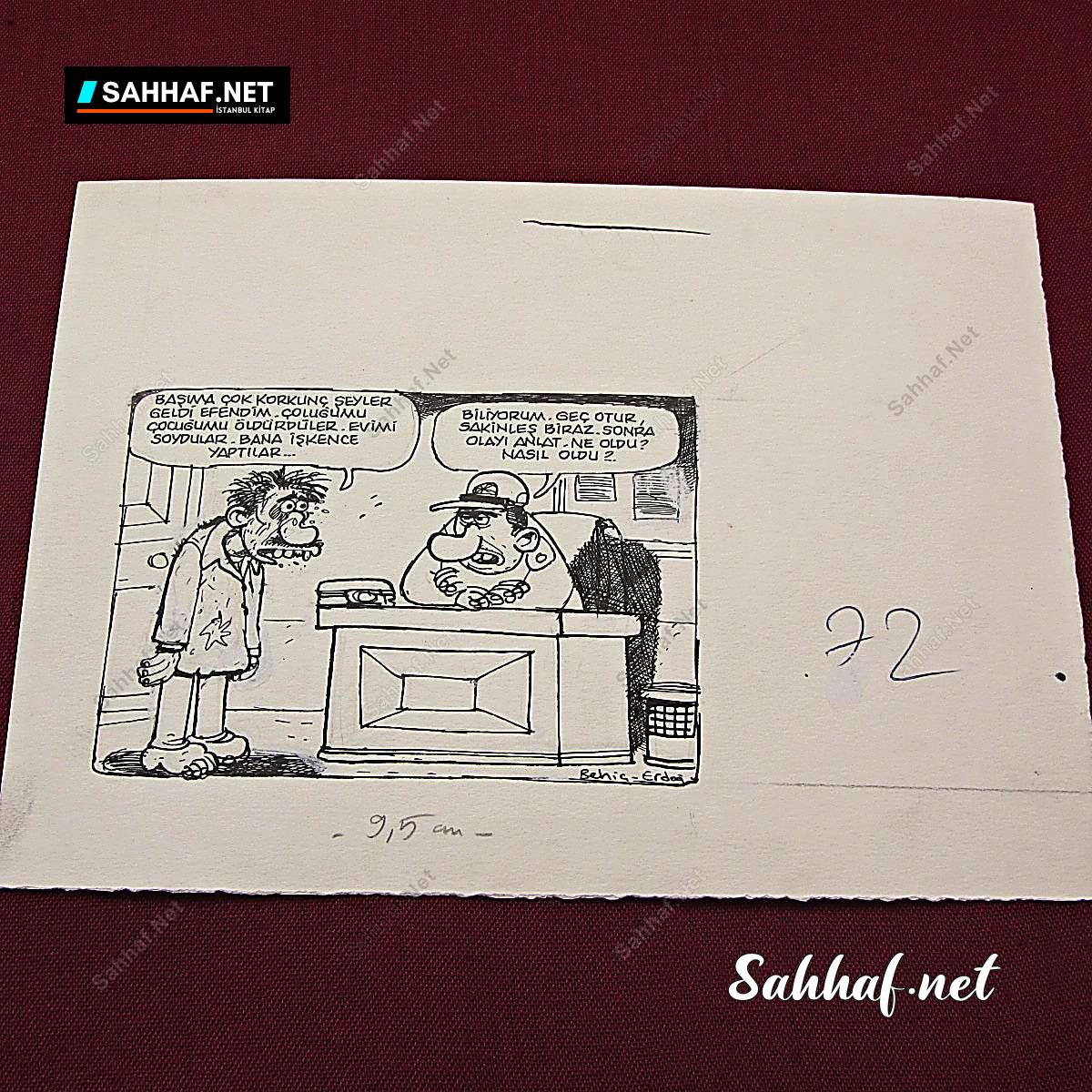 Kitap Dergi Efemera ORİJİNAL KARİKATÜR Sahhaf.Net 2 ORİJİNAL KARİKATÜR Sahhaf.Net Kitap Dergi Efemera 2