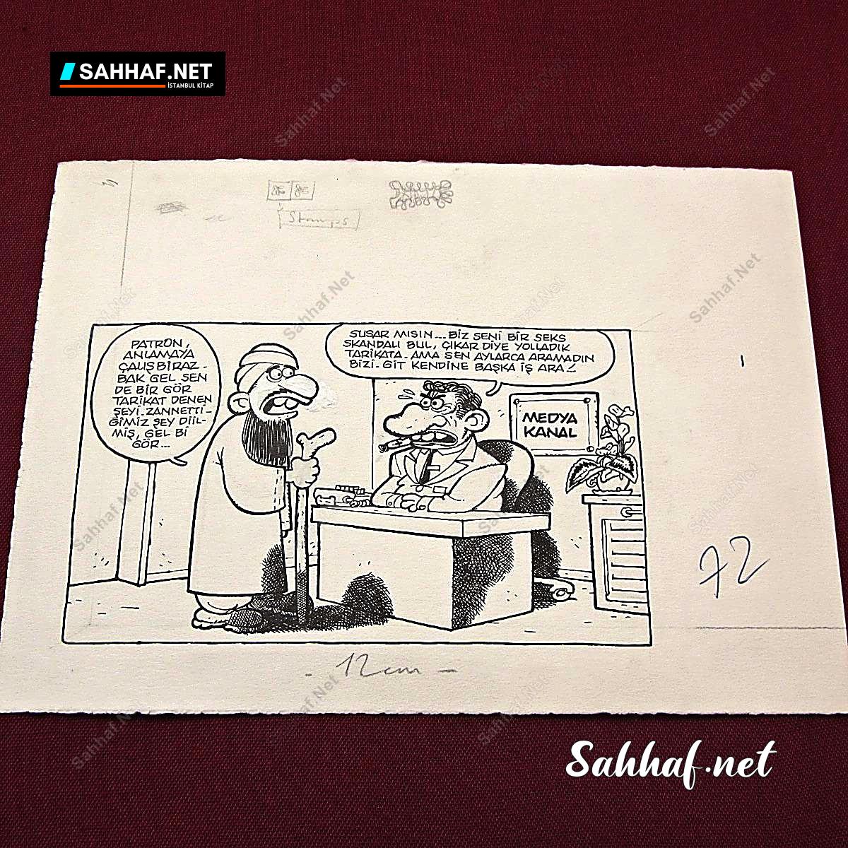 Kitap Dergi Efemera ORİJİNAL KARİKATÜR Sahhaf.Net 2 ORİJİNAL KARİKATÜR Sahhaf.Net Kitap Dergi Efemera 2