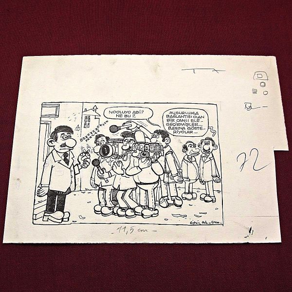 SUSURLUK KONULU ORİJİNAL KARİKATÜR 41 SUSURLUK KONULU ORİJİNAL KARİKATÜR