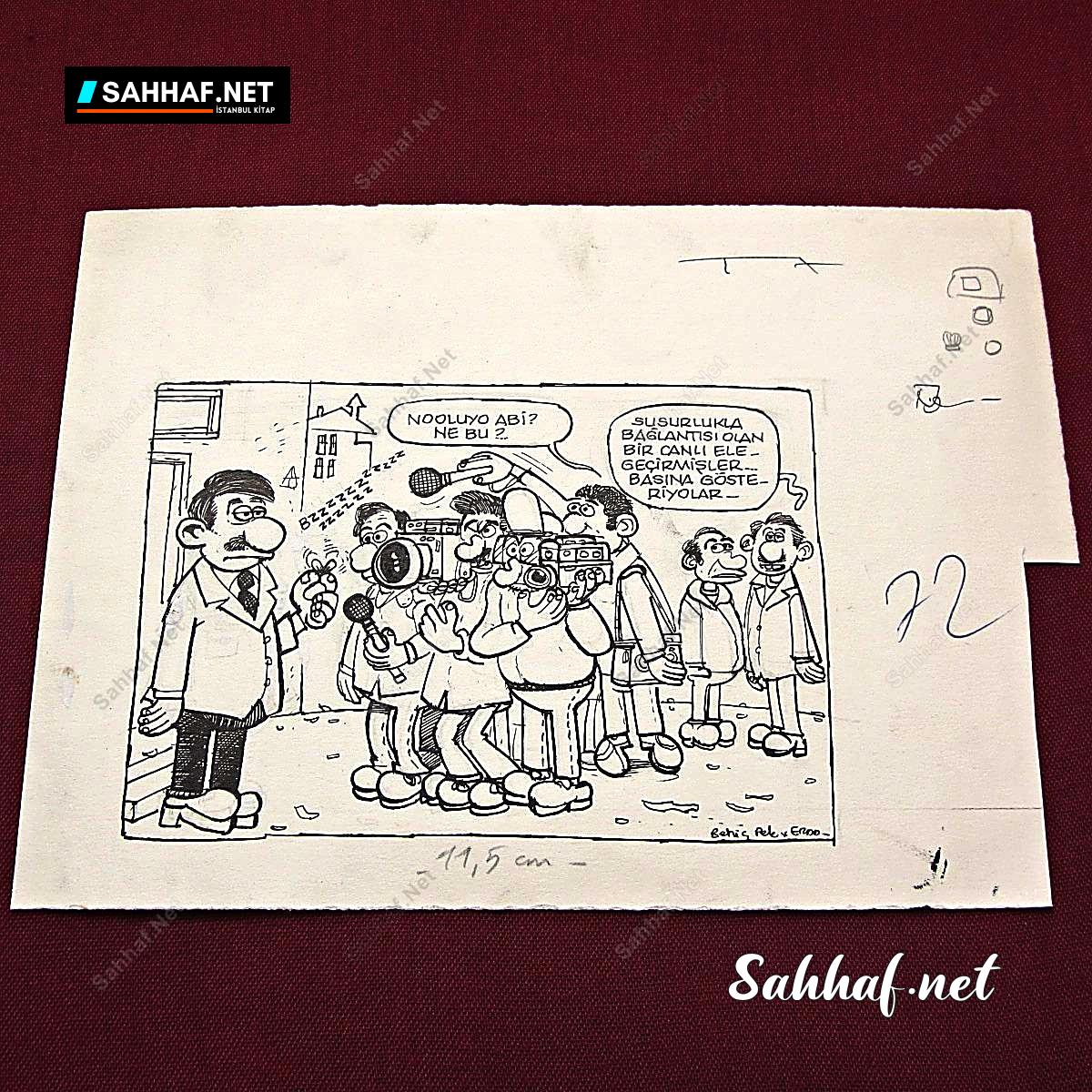 Kitap Dergi Efemera ORİJİNAL KARİKATÜR Sahhaf.Net 2 ORİJİNAL KARİKATÜR Sahhaf.Net Kitap Dergi Efemera 2