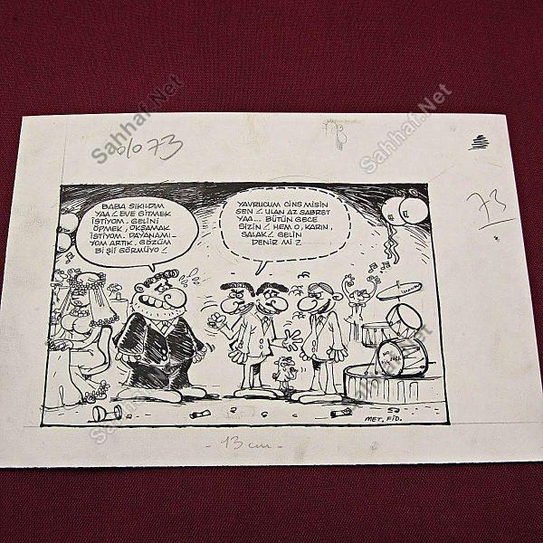 ORİJİNAL KARİKATÜR Sahhaf.Net Kitap Dergi Efemera 2