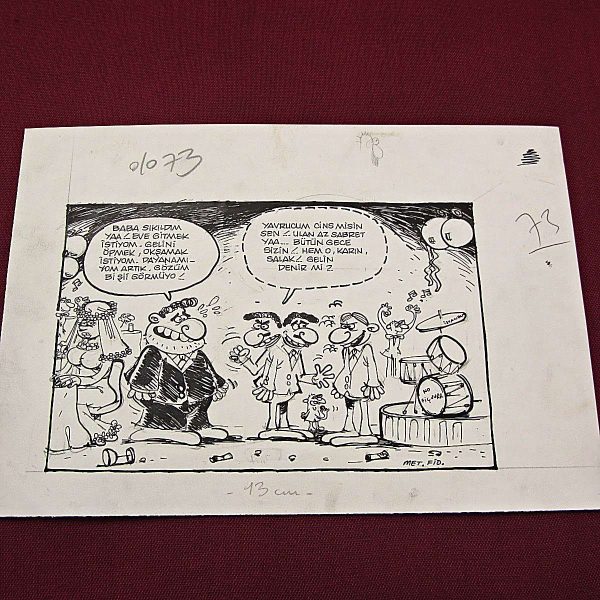 DÜĞÜN KONULU ORİJİNAL KARİKATÜR 42 DÜĞÜN KONULU ORİJİNAL KARİKATÜR
