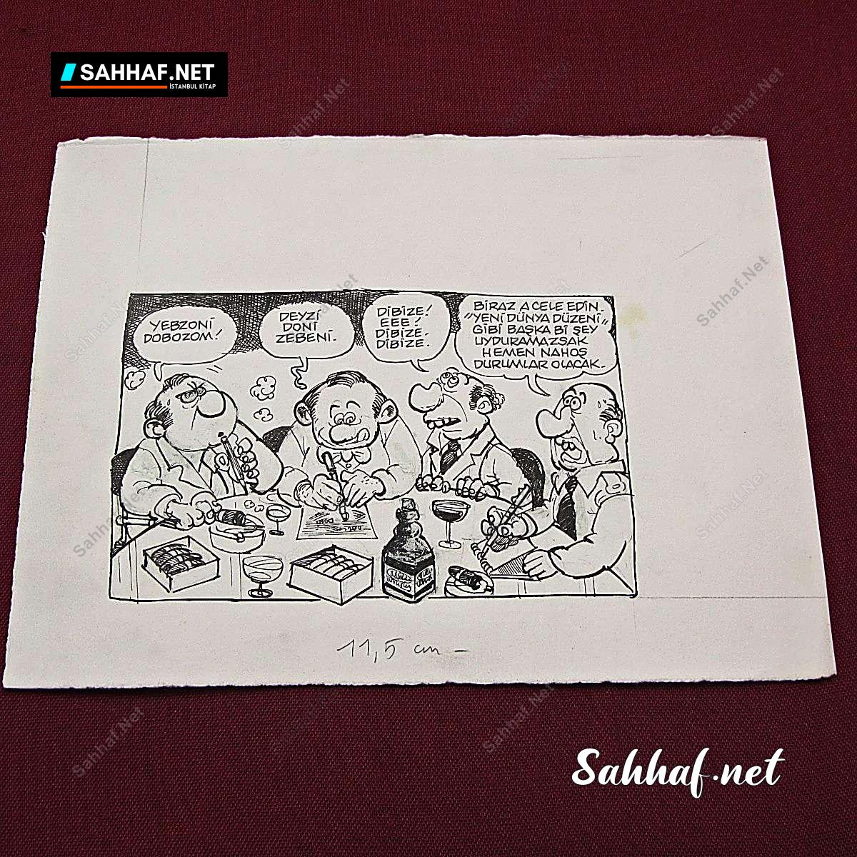 Kitap Dergi Efemera ORİJİNAL KARİKATÜR Sahhaf.Net 2 ORİJİNAL KARİKATÜR Sahhaf.Net Kitap Dergi Efemera 2