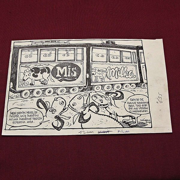 ÇİKOLATA KONULU ORİJİNAL KARİKATÜR 55 ÇİKOLATA KONULU ORİJİNAL KARİKATÜR