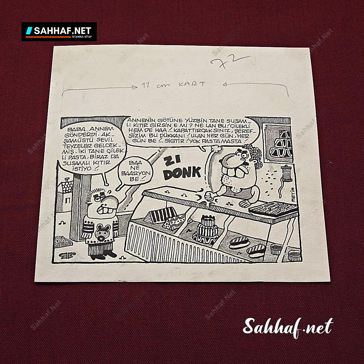 Kitap Dergi Efemera ORİJİNAL KARİKATÜR Sahhaf.Net 2 ORİJİNAL KARİKATÜR Sahhaf.Net Kitap Dergi Efemera 2