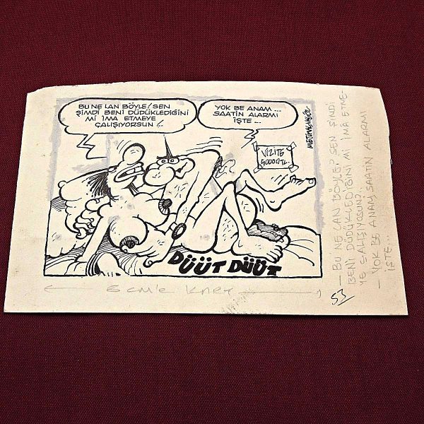 CİNSELLİK KONULU ORİJİNAL KARİKATÜR 49 CİNSELLİK KONULU ORİJİNAL KARİKATÜR