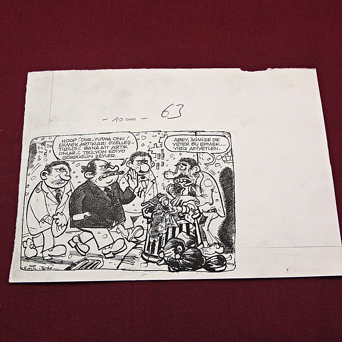 GERİ DÖNÜŞÜM KONULU ORİJİNAL KARİKATÜR 1 GERİ DÖNÜŞÜM KONULU ORİJİNAL KARİKATÜR