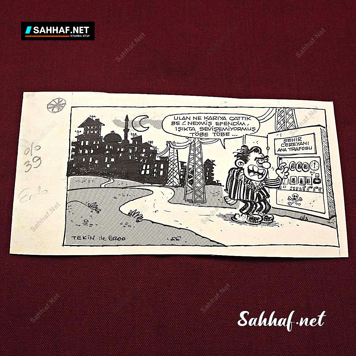 Kitap Dergi Efemera ORİJİNAL KARİKATÜR Sahhaf.Net 2 ORİJİNAL KARİKATÜR Sahhaf.Net Kitap Dergi Efemera 2