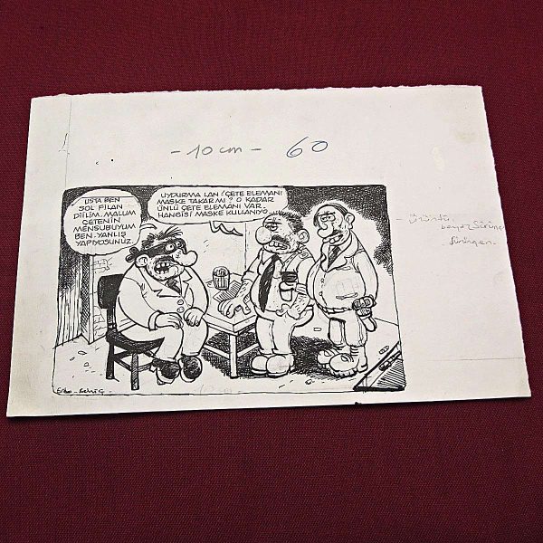 SORGU KONULU ORİJİNAL KARİKATÜR 41 SORGU KONULU ORİJİNAL KARİKATÜR