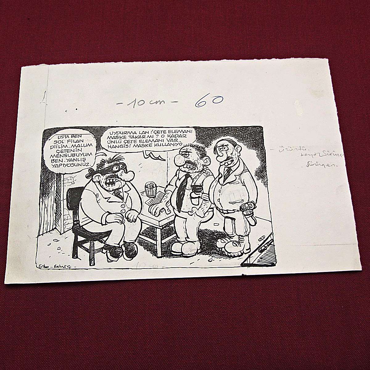 SORGU KONULU ORİJİNAL KARİKATÜR 1 SORGU KONULU ORİJİNAL KARİKATÜR