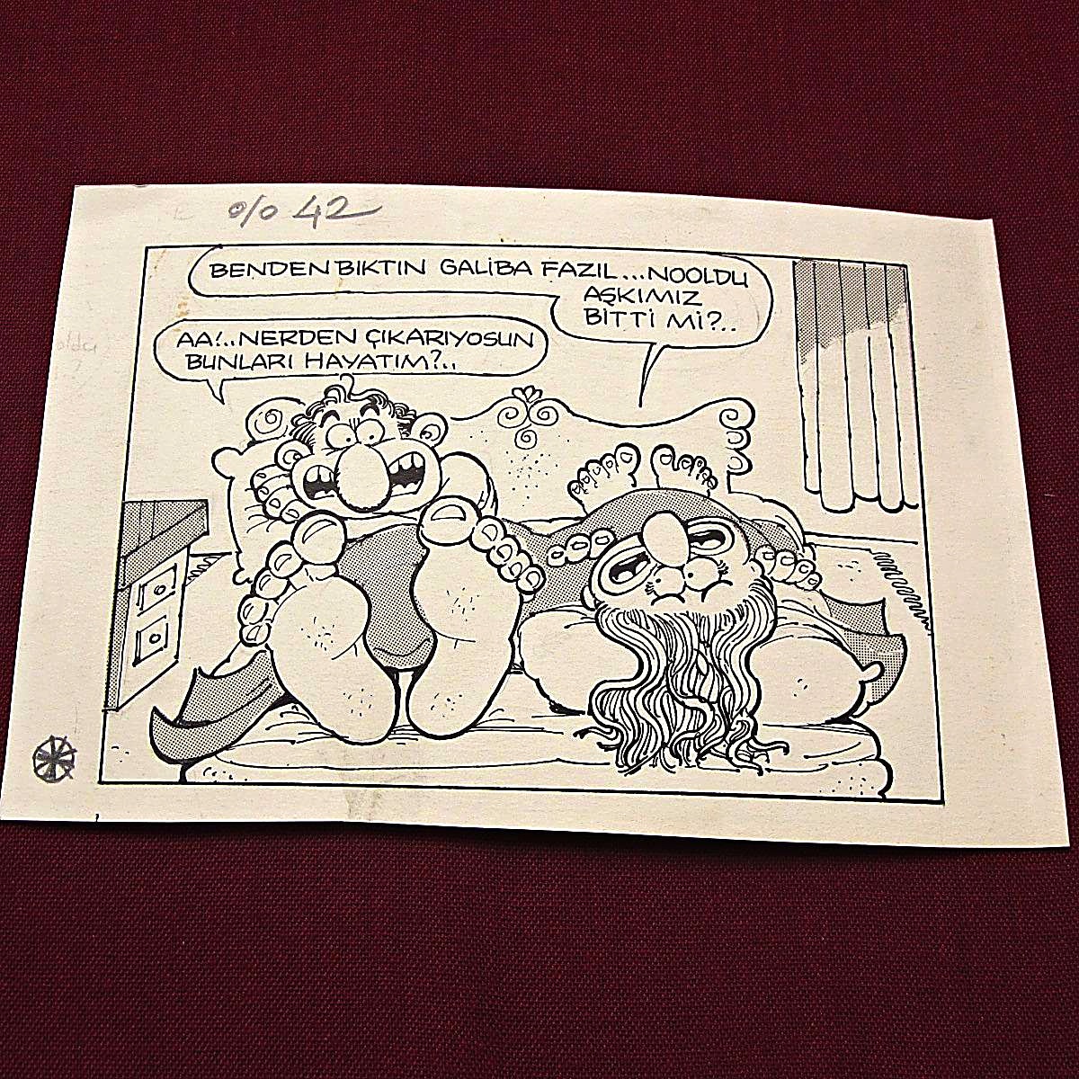 İLİŞKİ KONULU ORİJİNAL KARİKATÜR 1 İLİŞKİ KONULU ORİJİNAL KARİKATÜR