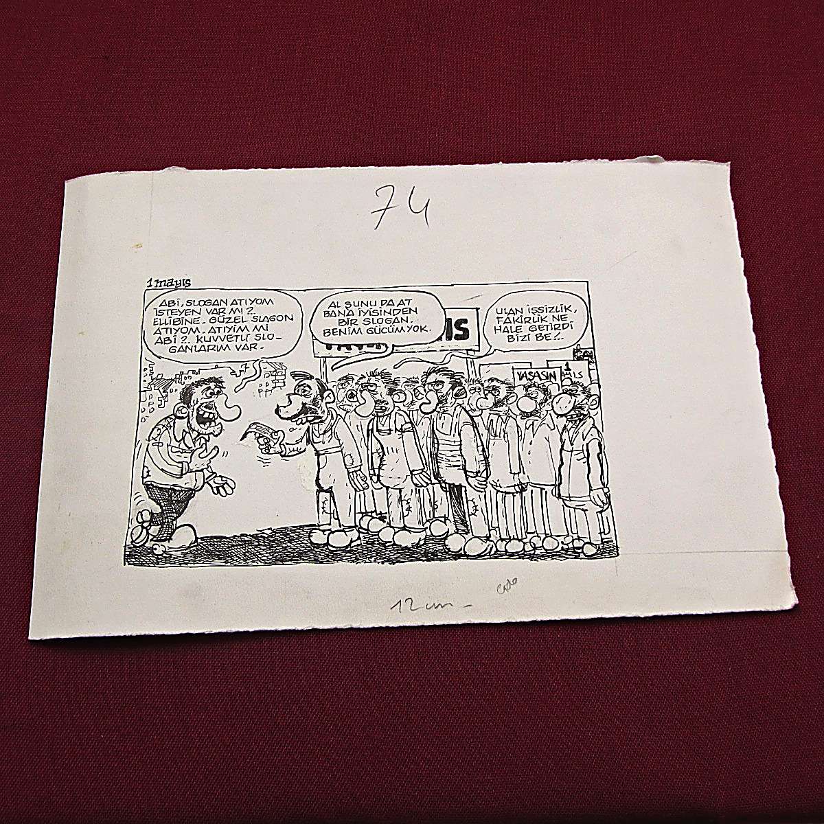 İŞSİZLİK KONULU ORİJİNAL KARİKATÜR 1 İŞSİZLİK KONULU ORİJİNAL KARİKATÜR