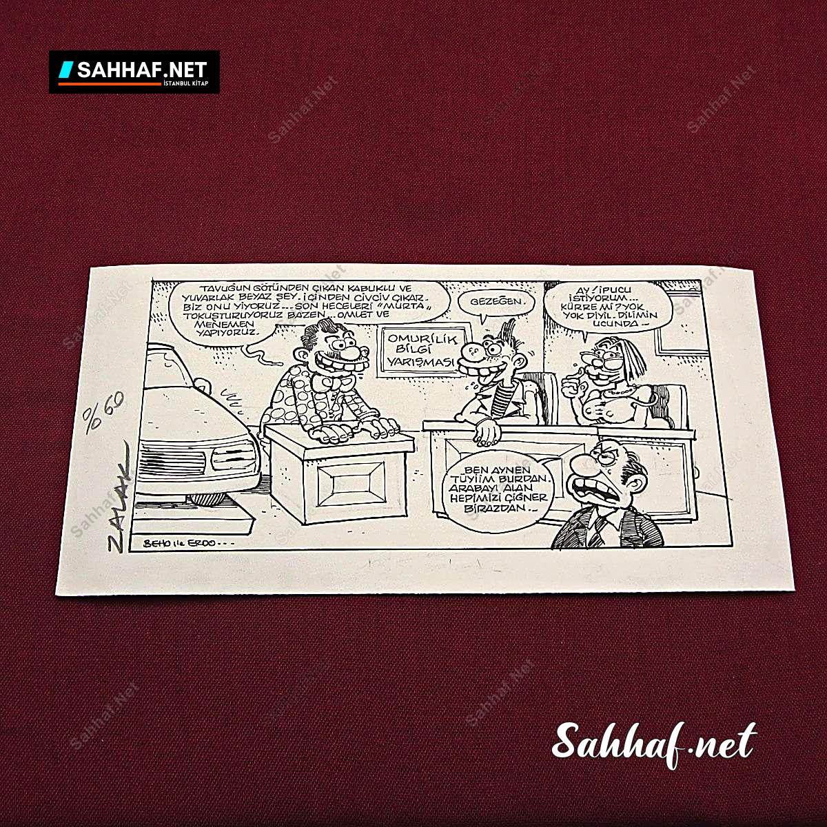 Kitap Dergi Efemera ORİJİNAL KARİKATÜR Sahhaf.Net 2 ORİJİNAL KARİKATÜR Sahhaf.Net Kitap Dergi Efemera 2