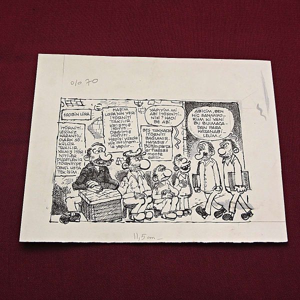 MESLEK KONULU ORİJİNAL KARİKATÜR 53 MESLEK KONULU ORİJİNAL KARİKATÜR