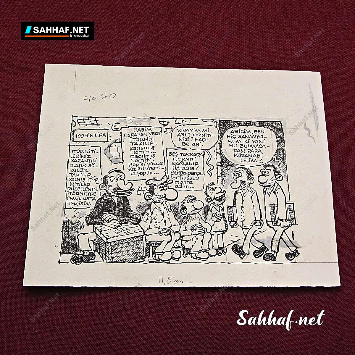 Kitap Dergi Efemera ORİJİNAL KARİKATÜR Sahhaf.Net 2 ORİJİNAL KARİKATÜR Sahhaf.Net Kitap Dergi Efemera 2