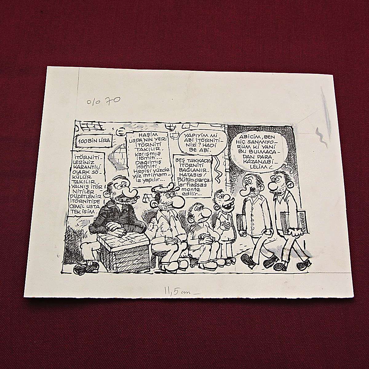 MESLEK KONULU ORİJİNAL KARİKATÜR 1 MESLEK KONULU ORİJİNAL KARİKATÜR