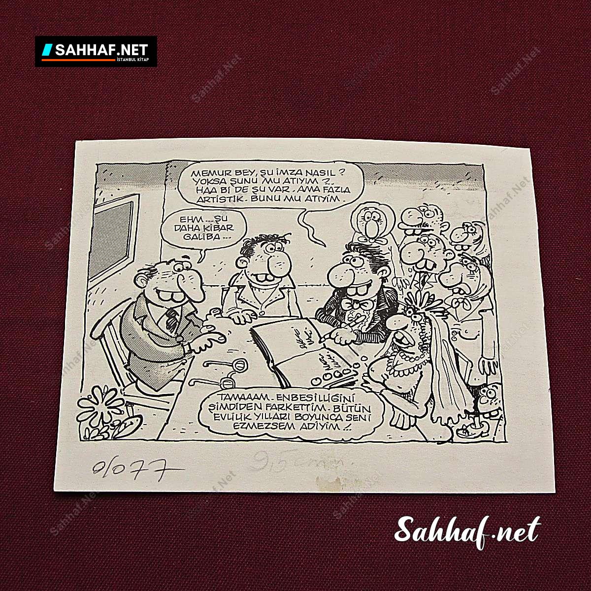 Kitap Dergi Efemera ORİJİNAL KARİKATÜR Sahhaf.Net 2 ORİJİNAL KARİKATÜR Sahhaf.Net Kitap Dergi Efemera 2