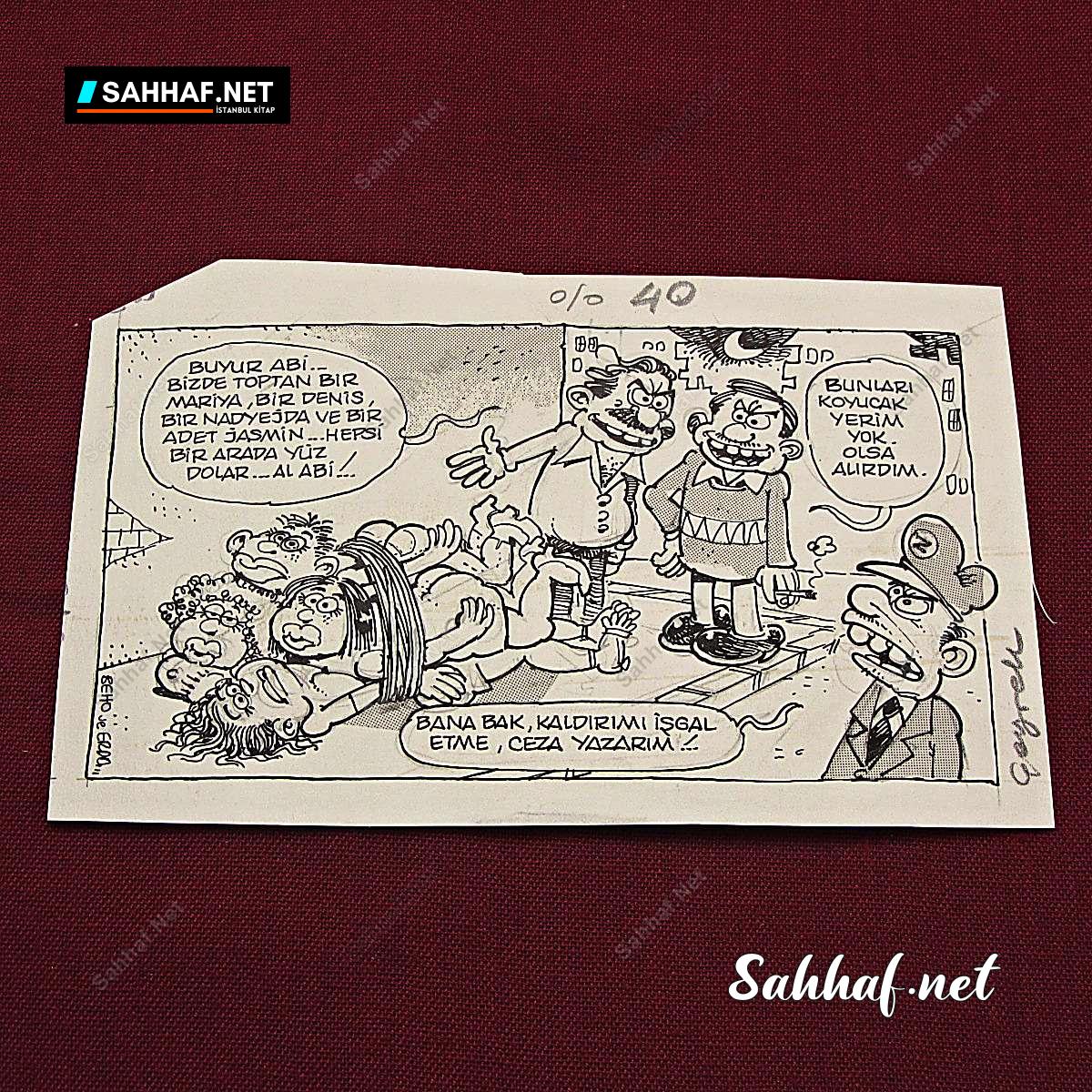 Kitap Dergi Efemera ORİJİNAL KARİKATÜR Sahhaf.Net 2 ORİJİNAL KARİKATÜR Sahhaf.Net Kitap Dergi Efemera 2