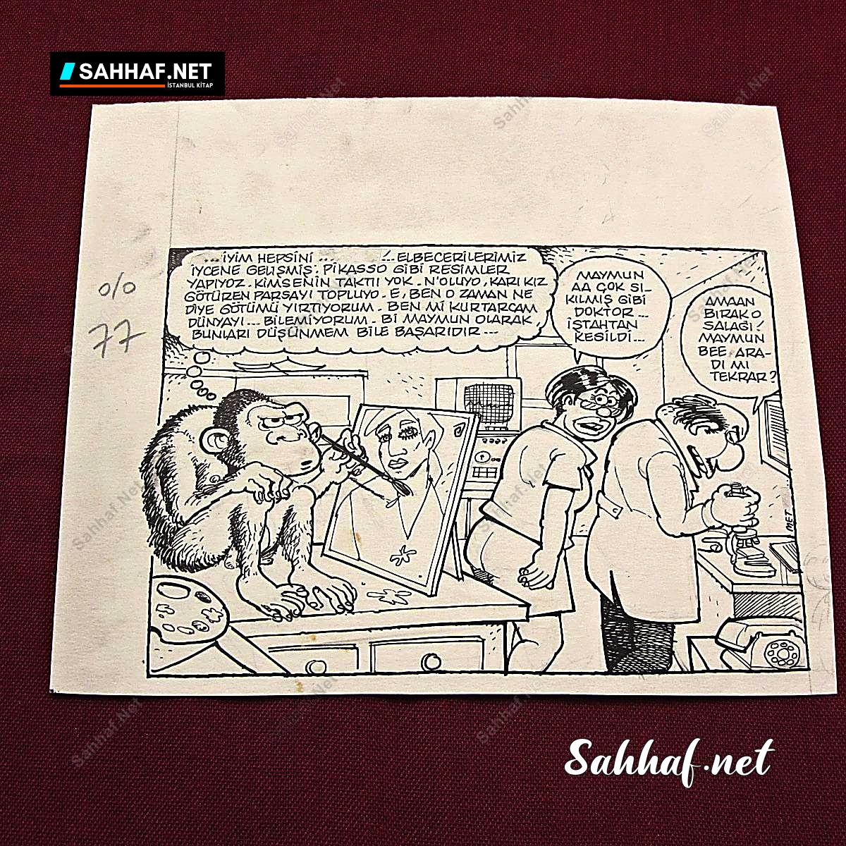 Kitap Dergi Efemera ORİJİNAL KARİKATÜR Sahhaf.Net 2 ORİJİNAL KARİKATÜR Sahhaf.Net Kitap Dergi Efemera 2