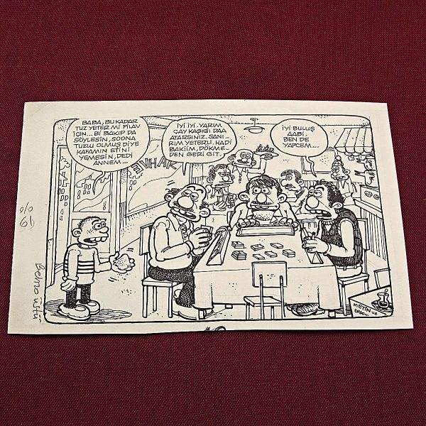 YEMEK KONULU ORİJİNAL KARİKATÜR 46 YEMEK KONULU ORİJİNAL KARİKATÜR