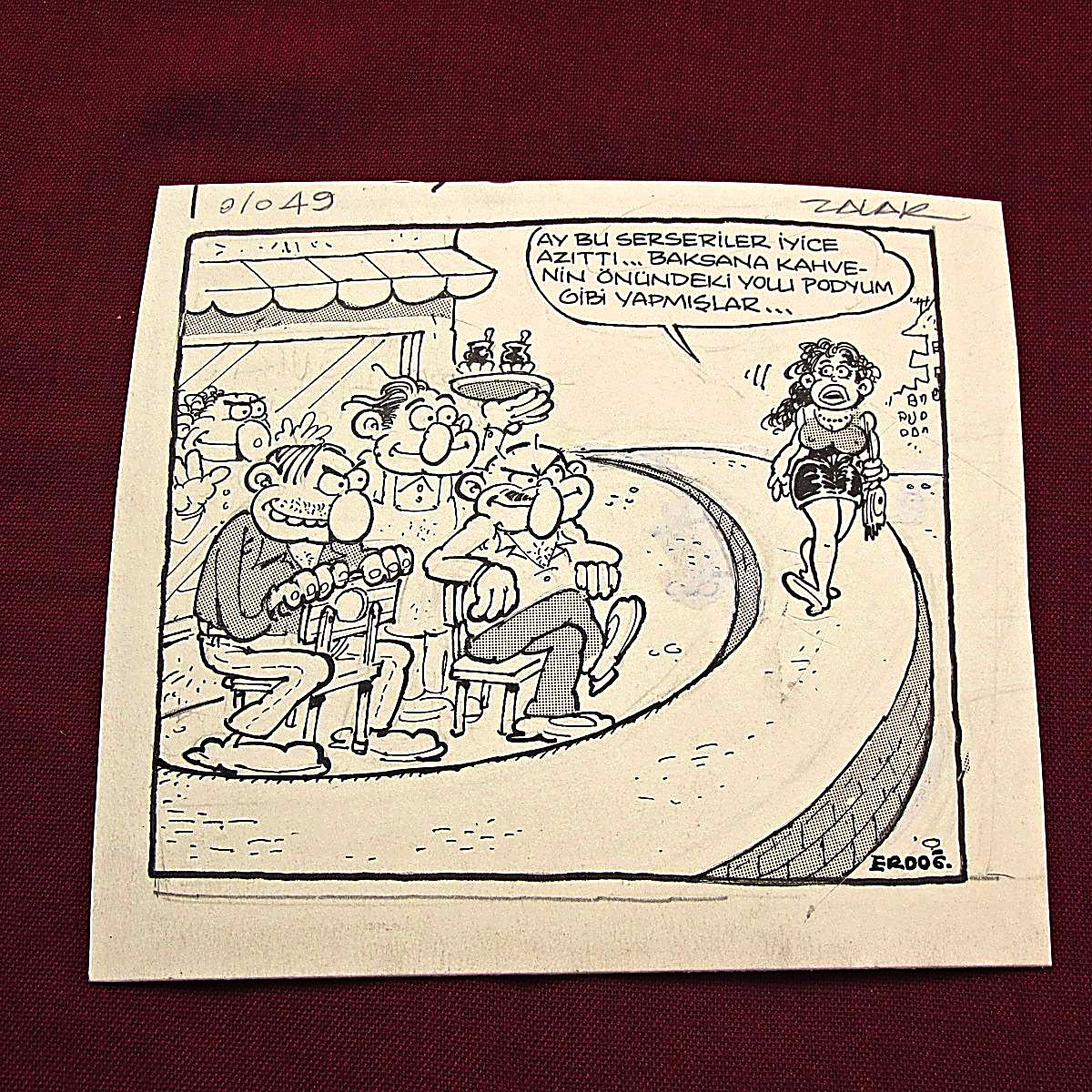 CİNSEL TACİZ KONULU ORİJİNAL KARİKATÜR 1 CİNSEL TACİZ KONULU ORİJİNAL KARİKATÜR