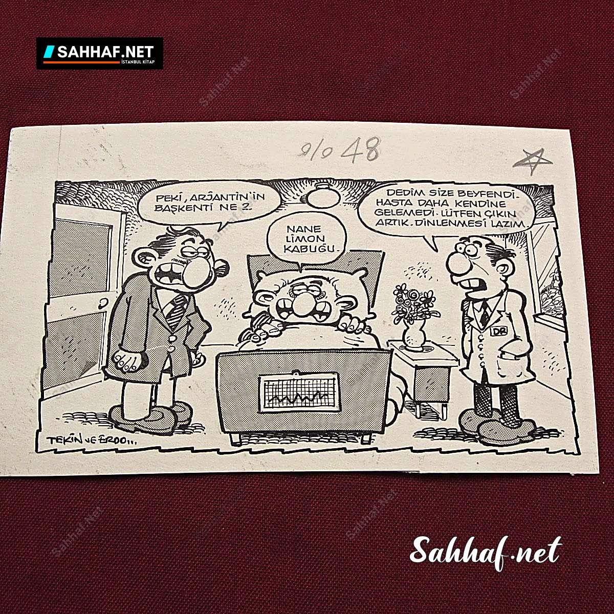 Kitap Dergi Efemera ORİJİNAL KARİKATÜR Sahhaf.Net 2 ORİJİNAL KARİKATÜR Sahhaf.Net Kitap Dergi Efemera 2